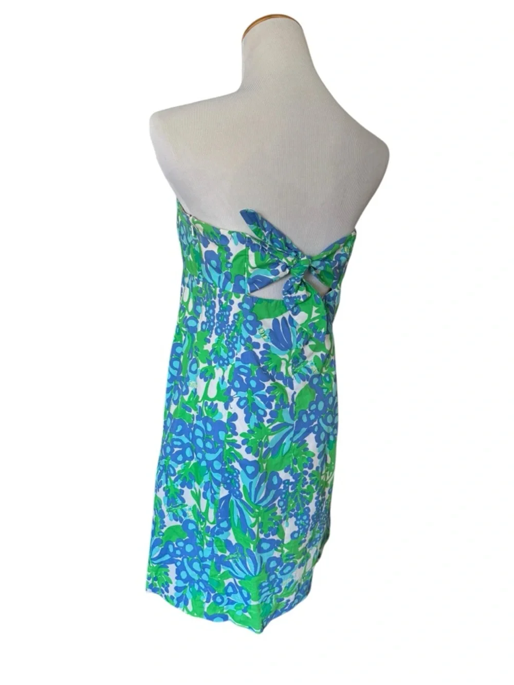 Lilly Pulitzer Franco Bee In Your Bonnet Strapless Dress - Picture 3 of 9
